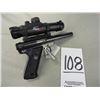 Image 1 : Ruger Mark II Target, 22LR w/Tasco Pro Point Plus Scope, SN:22124531 (Handgun)