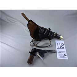 Pieper Bergmann Patent Semi-Auto Pistol, 1910-21 Model, 9mm, SN:7473 w/Holster (Handgun)