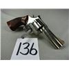 Image 1 : SW M.586, 357 Mag, Nickel Plated, 4 Bbl., SN:ABT5834 (Handgun)
