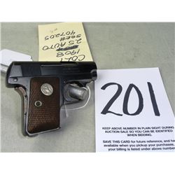 Colt Automatic 25-Auto, SN:407205 (Handgun)