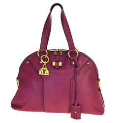 Authentic YVES SAINT LAURENT Leather Shoulder bag