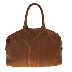 Authentic YVES SAINT LAURENT Leather Hand bag