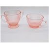 Image 2 : 9 pieces of pink depression glass