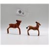 Image 2 : 2 1950's West Germany X-Mas reindeer figures