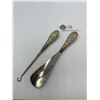 Image 1 : Sterling silver Birminmingham 1907 lacepuller / shoehorn