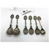 Image 1 : Lot of 6 Cloverdale BC Rodeo Souvenir spoons