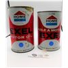 Image 1 : 2 Vintage Home exel Motor oil tins