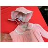 Image 2 : Vintage Girls Pink Top/Bonnet