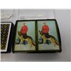 Image 2 : RCMP 1873-1973 2 Decks of cards plus double deck vintage deck of cards