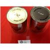 Image 2 : Two Vintage 1960's Slick 50 Court oil cans one full one empty
