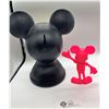 Image 2 : Vintage mickey mouse piggy bank and figurine 10" tall