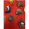 Image 2 : Lot of ten Misc Pins Calgary olympics indian heads RCAF reserve etc