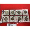 Image 1 : 8 canadian coins 4 50 cent pieces and 4 25 cent