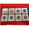 Image 2 : 8 canadian coins 4 50 cent pieces and 4 25 cent