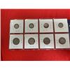 Image 2 : Canadian silver coins 4 ten cents 4 25 cents 1919 to 1936 various years