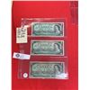Image 1 : 3 Bank of Canada Centenial 1867-1967 Bank Notes