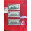 Image 2 : 3 Bank of Canada Centenial 1867-1967 Bank Notes
