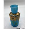 Image 2 : Small victorian Turqoise Opazine Glass vase 1880's