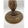 Image 2 : Early 1900's carved oak candl holder english
