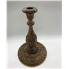 Image 3 : Early 1900's carved oak candl holder english