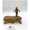 Image 2 : Victorian Guilded metal figural stand 1890's