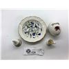 Image 2 : 4 small Bone China Items Scottish and Welsh