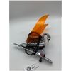 Image 5 : Vintage swan hood ornament lights up