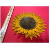 Image 2 : Vintage Hand stitched velvet sunflower 1930's 8" diameter