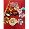 Image 2 : Lot of ten vintage fast food buttons