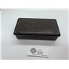 Image 1 : Brown Bakalite shaving box 1930's