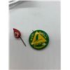 Image 2 : Early boy scout pin and red cross pin