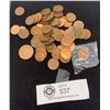 Image 1 : Lot of old copper pennies