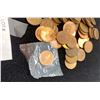 Image 2 : Lot of old copper pennies