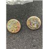 Image 2 : Sterling and ablion earings