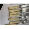 Image 2 : Vinatage silver plate Desert Flatware set