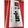 Image 2 : Trojan Battery Company advertising sign 32"W x 12"T