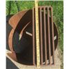 Image 2 : Outdoor Heavy Cast Metal Fire Pit. . NO SHIPPING.