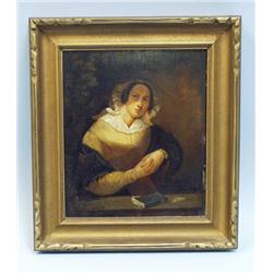 19th century English school. "Portrait 