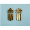 Image 1 : A pair of unusual 1940's 18 kt. gold ea