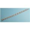 Image 1 : An Art Deco design, diamond set 18 kt. 