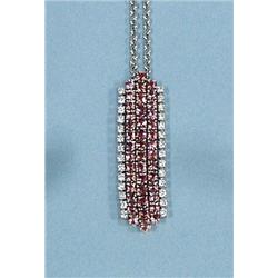 An unusual Bulgari design 18 kt. white 