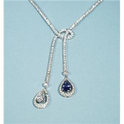 ART DECO - A fine platinum, diamond and