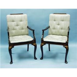 A rare set of four Victorian Chinoiseri
