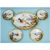 Image 1 : A set of eight antique French Limoges p