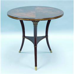 ART DECO - A highly polished French mah