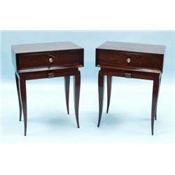 ART DECO - JULES LELEU. A good pair of 