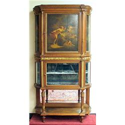 A very good antique French carved wood 