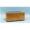 Image 1 : A decorative walnut humidor with dark c
