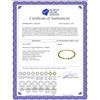 Image 2 : Genuine 5.46 ctw Garnet, Peridot & Citrine Bracelet 14KT Yellow Gold - REF-96R7P