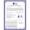 Image 2 : Genuine 15.1 ctw Amethyst Earrings 14KT Rose Gold - REF-59M6T